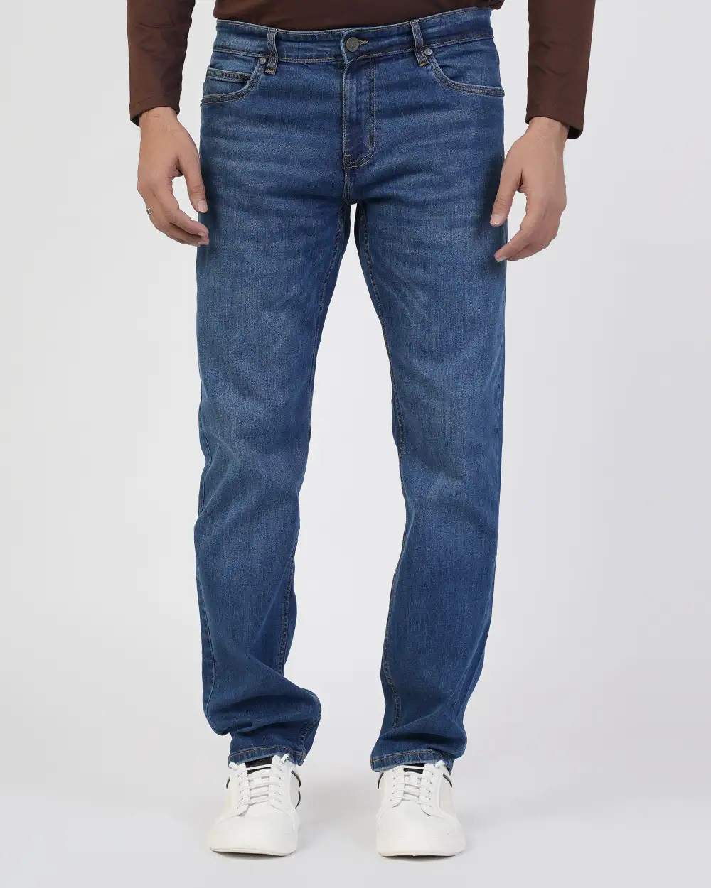 Men's Breathable Regular Fit Jeans