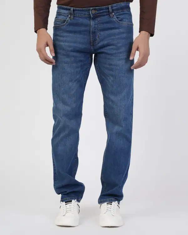 Men's Breathable Regular Fit Jeans