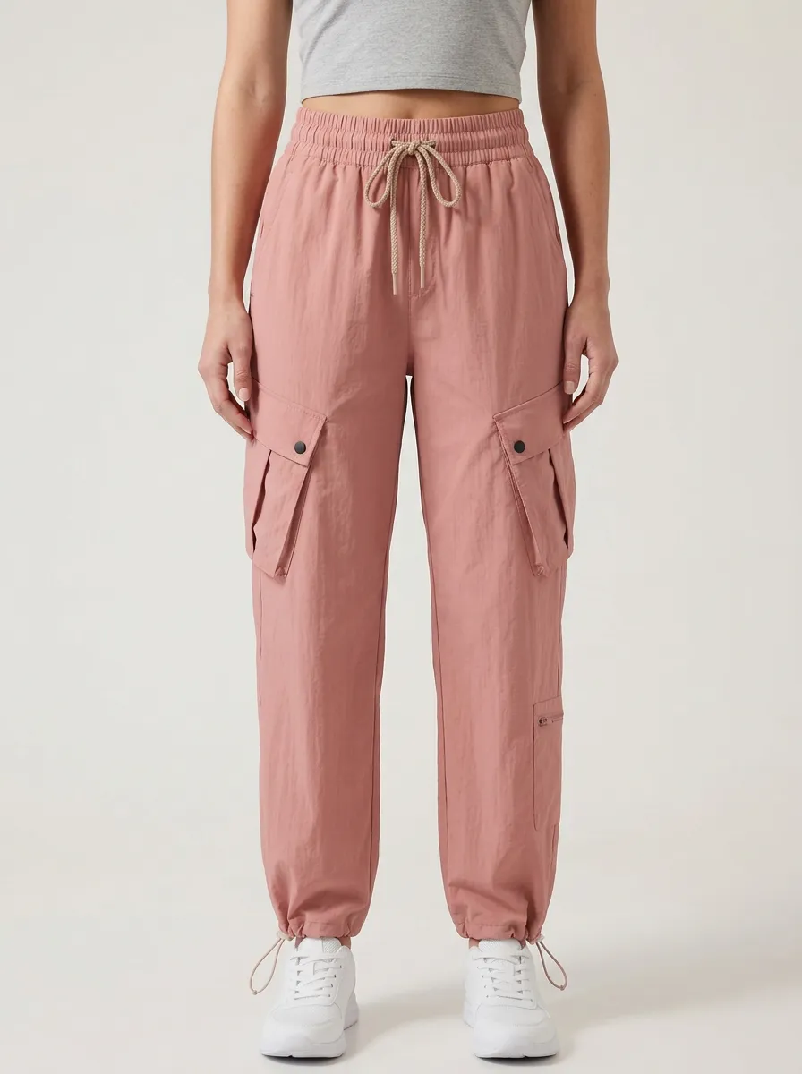 Drawstring Multi-Pocket Breathable Casual Breathable Cargo Pants