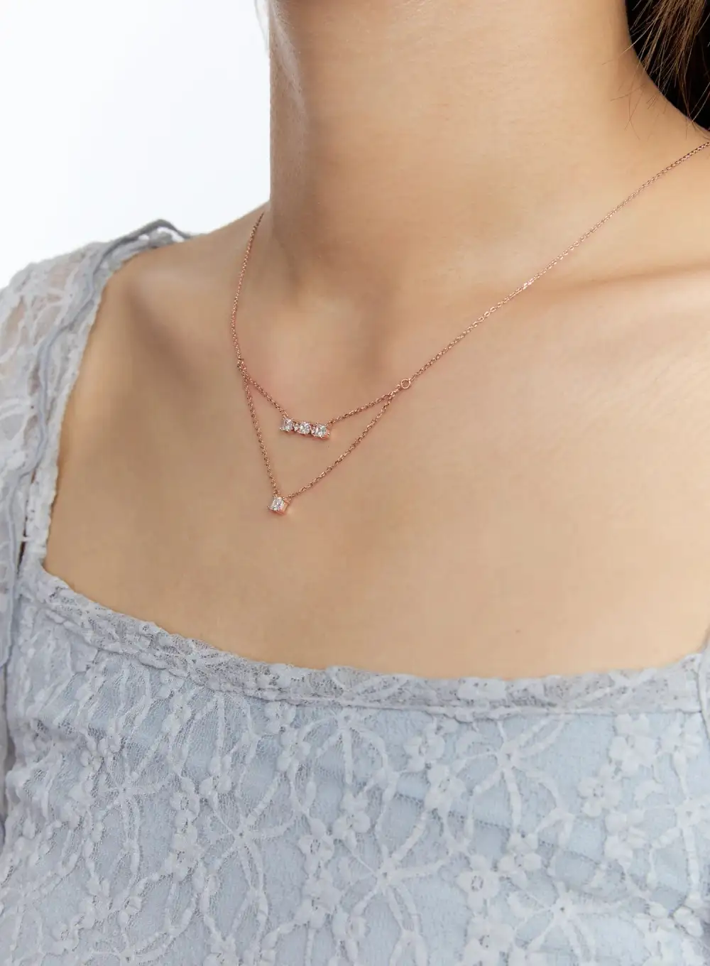 Chain Beadline Necklace