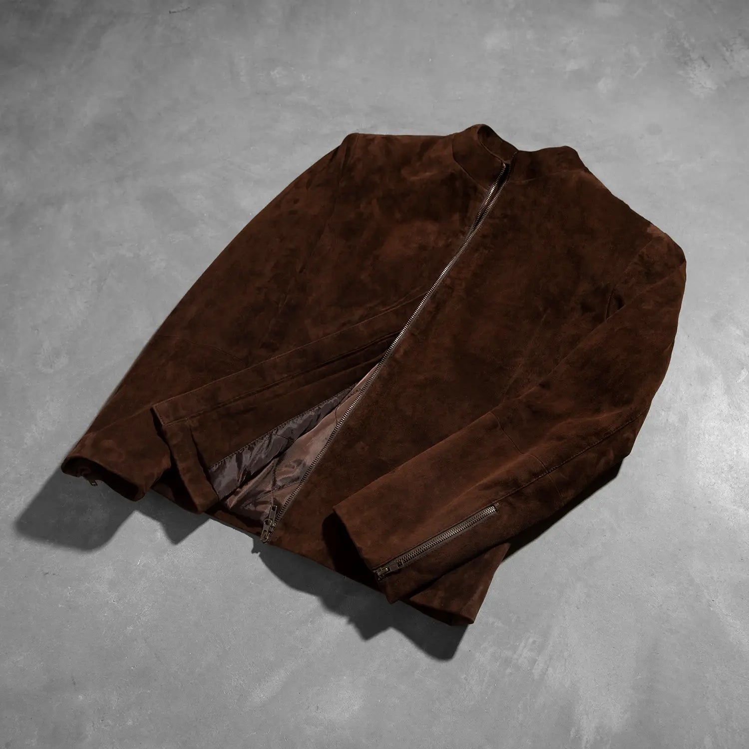 Men's Biker Suede Jacket