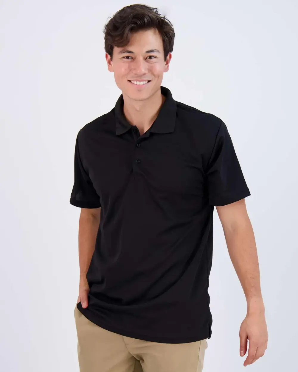 Men's Quick-Dry Short Sleeve Athletic Performance Polo Shirt (Available In Big & Tall)