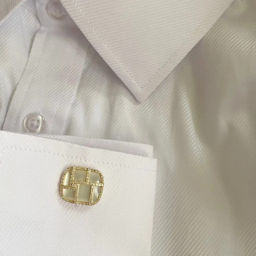 Classic Minimal Classic Diamond Cufflinks