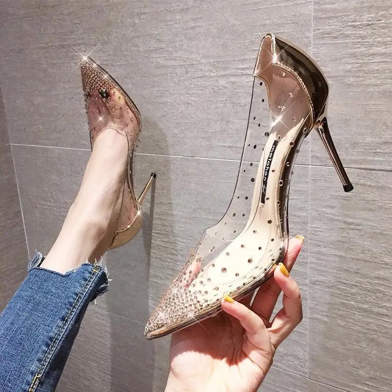Transparent Stiletto Dress Heels