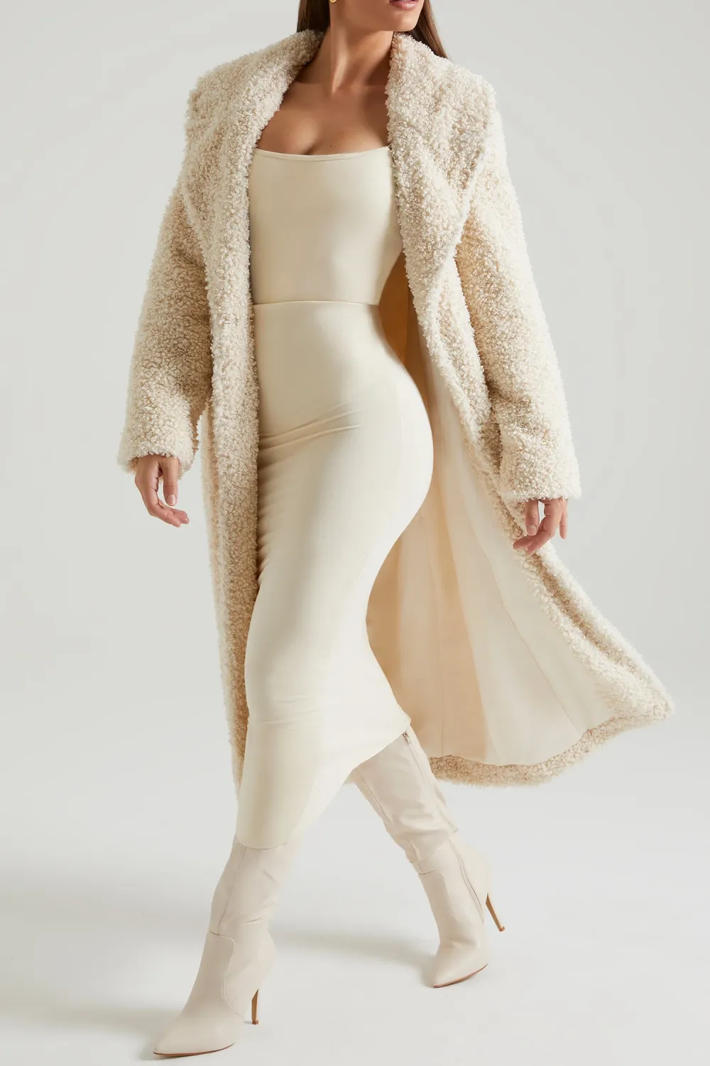Soft And Wide Casual Long Warm Coat