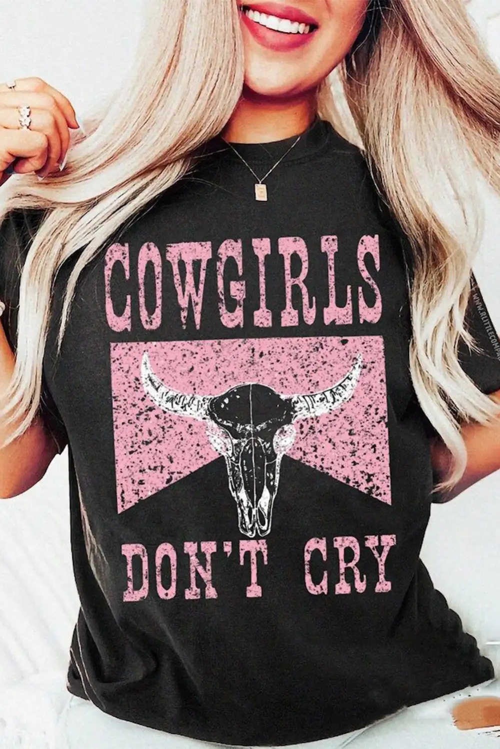 Black Cowgirl Dont Cry Steer