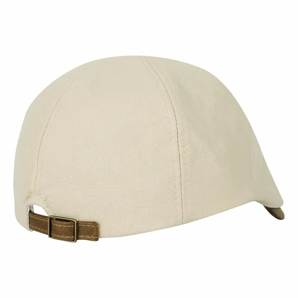 Faux Leather Newsboy Cap