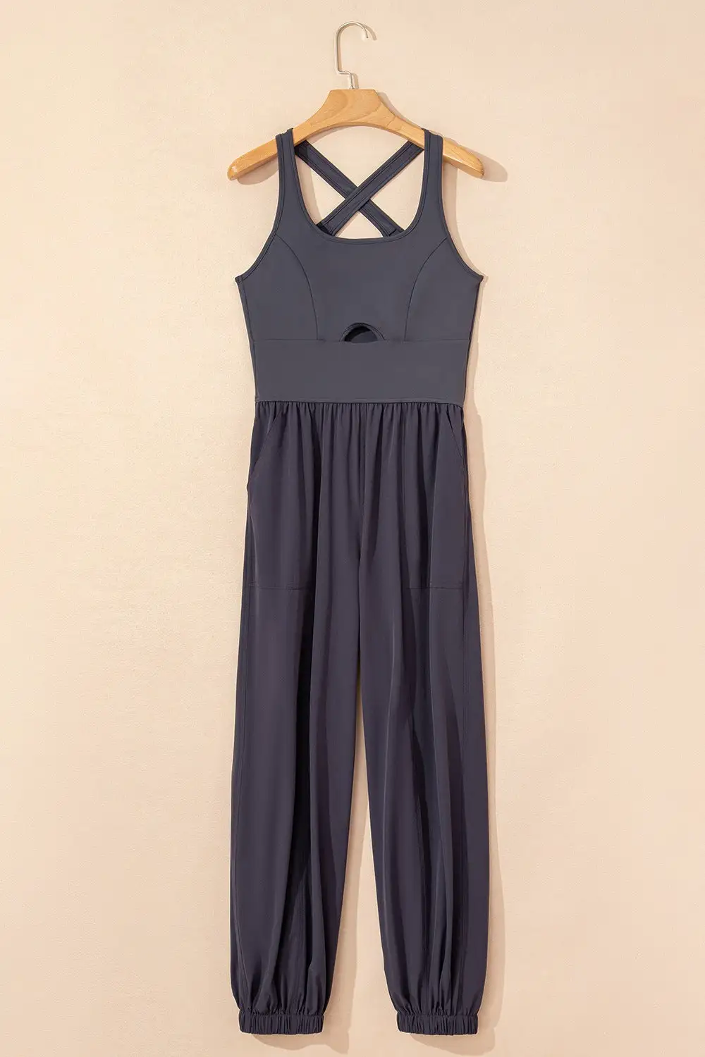 Panel Detail Square Neck Wide Strap Accessory