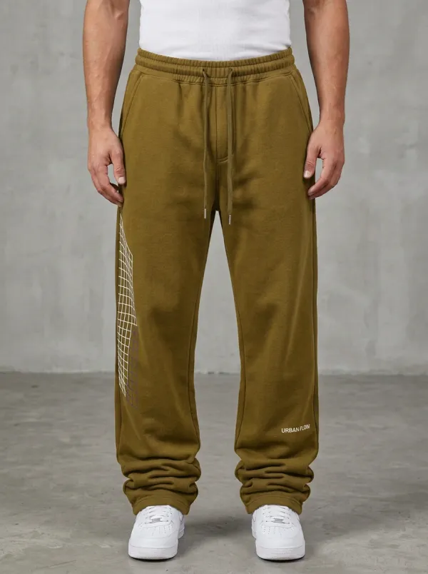 Outdoor Sweatpants Grid Men's Sweatpants