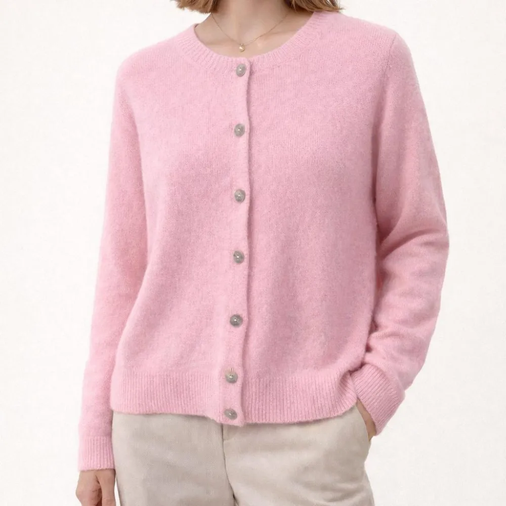 Textured Alpaca Longline Cardigan
