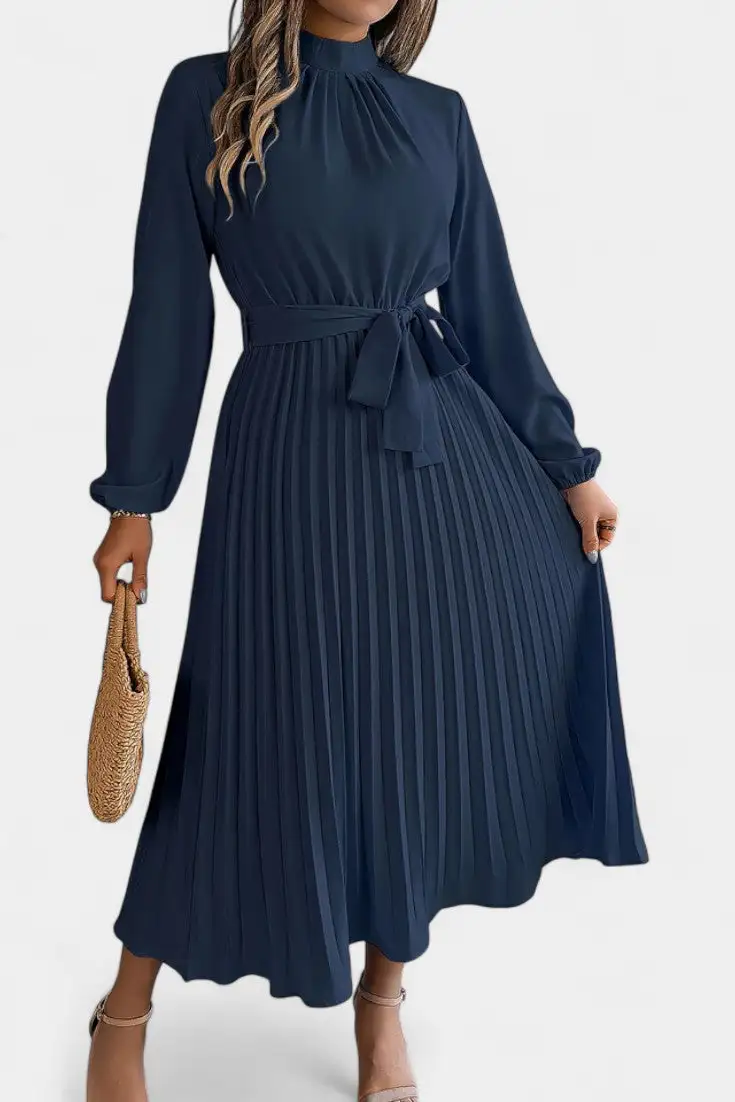 Pleated Casual Dress