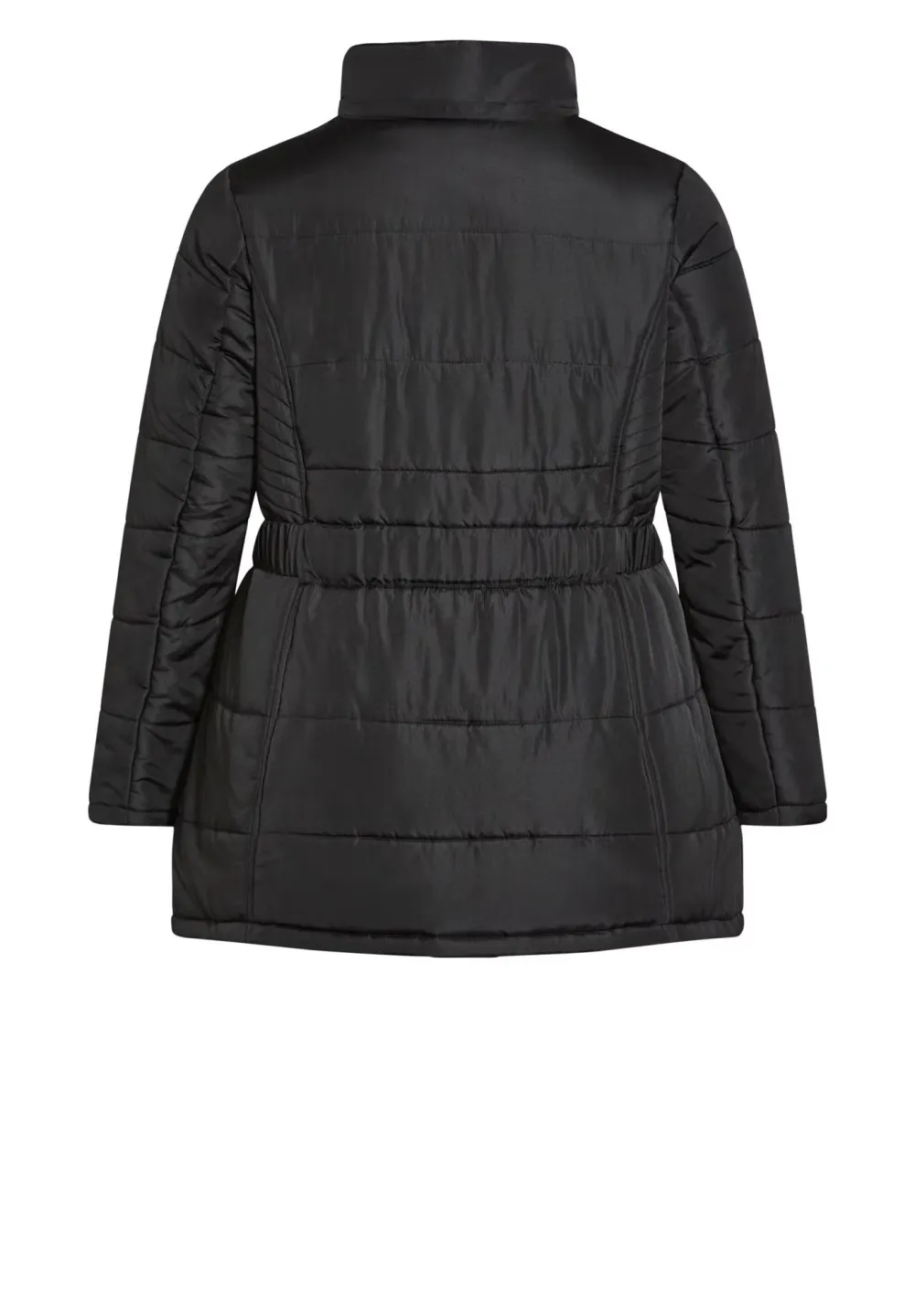 Waist Tied Fur Hat Down Jacket