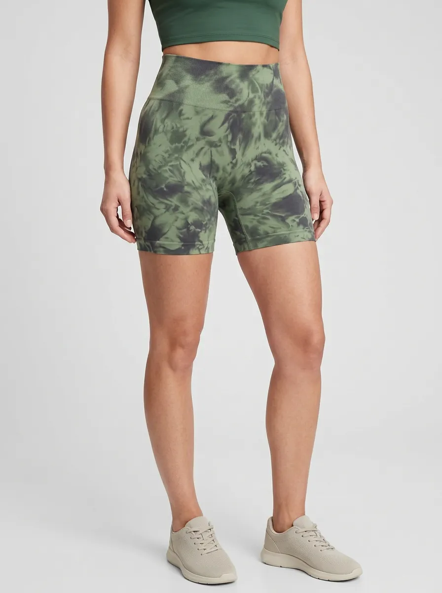 Women's High-Rise Tie-Dye Bike Shorts