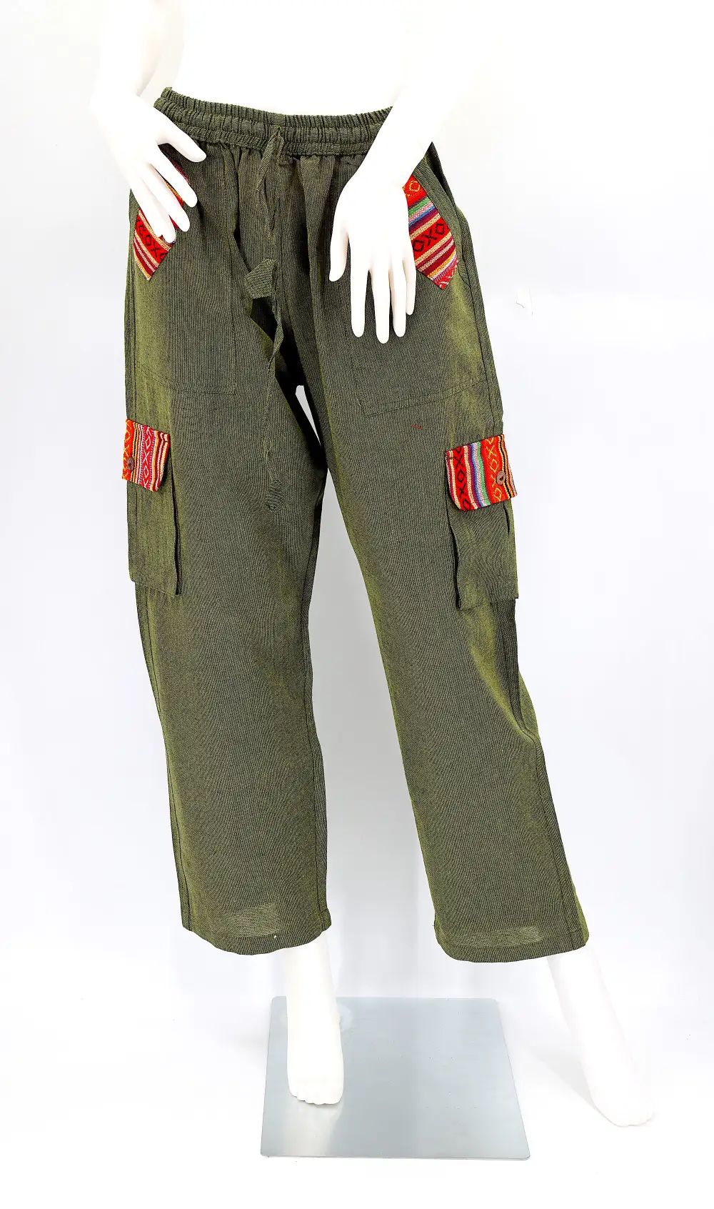 Women's Statement Harem Cargo Patchwork Cargo Pants