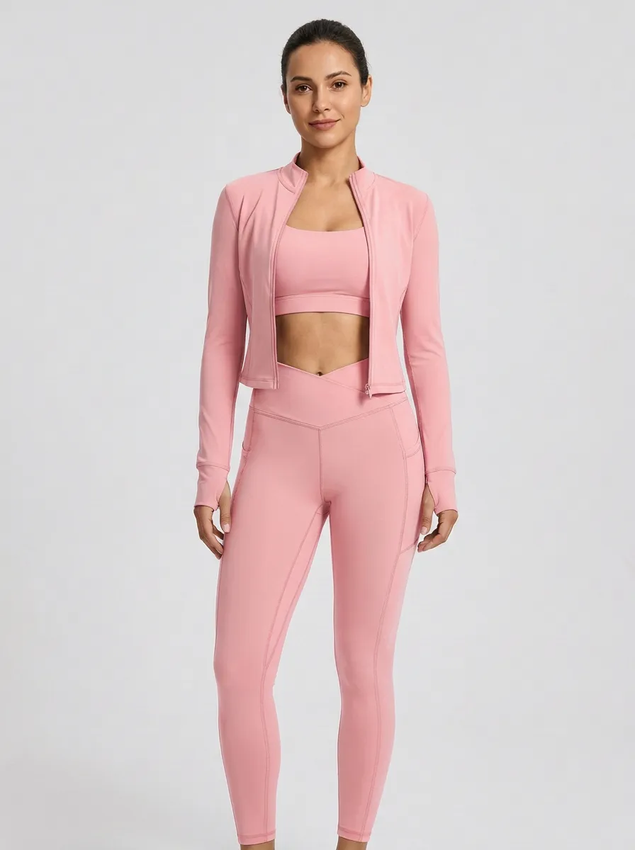 Streetwear Finish Women's Three Piece Activewear Set