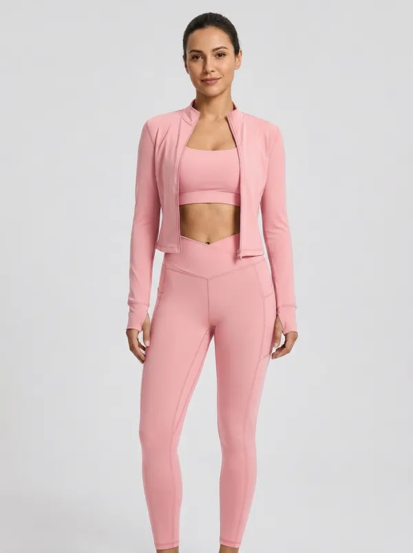 Streetwear Finish Women's Three Piece Activewear Set