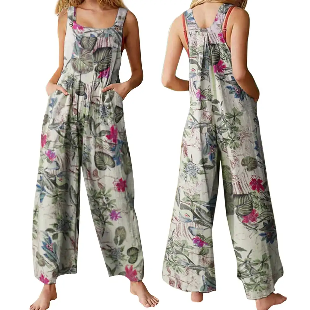 Ease Sleeveless Zipper-Front Jumpsuit