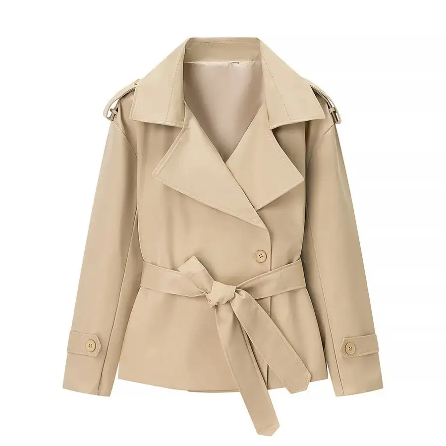 Polished Belted Trench Coat