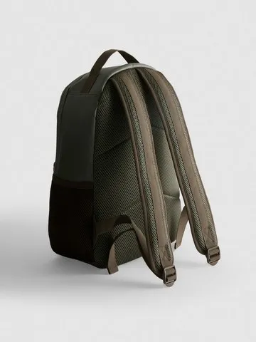 Panelled Zip-Up Backpack