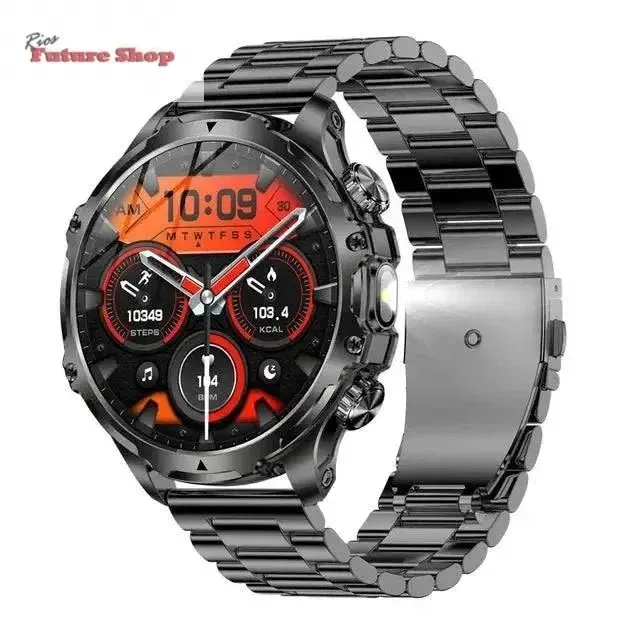 Smart Watch Flashlight Men Outdoors Sports