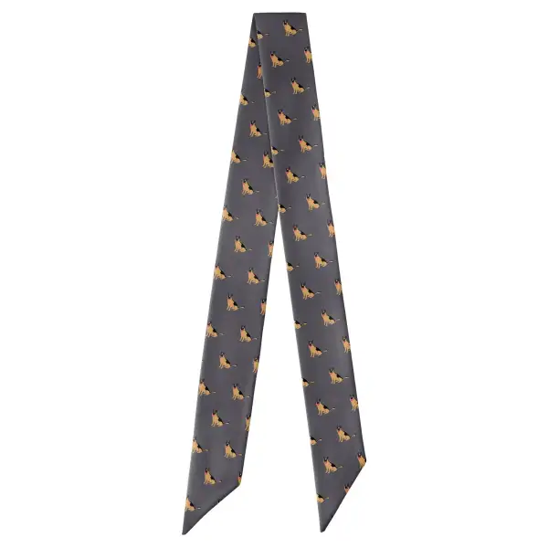 German Shepherd Motif Hair Scarf