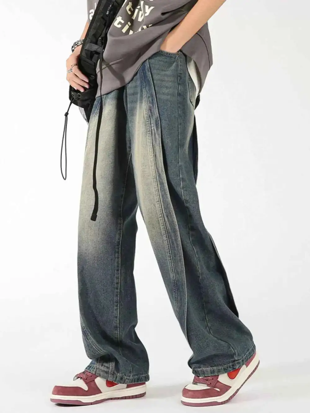 Everyday Washed Wide Leg Jeans