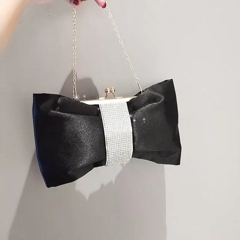 Bow Detail Clutch Bag