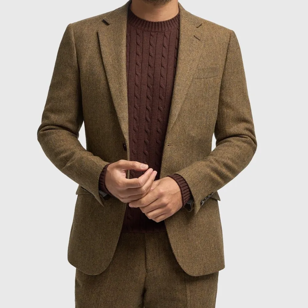 Thomas Men S Brown Classic Blazer