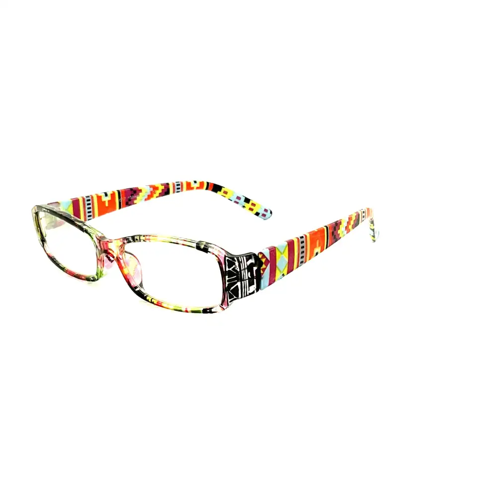 Aztec Print Reading Glasses with Matching Case