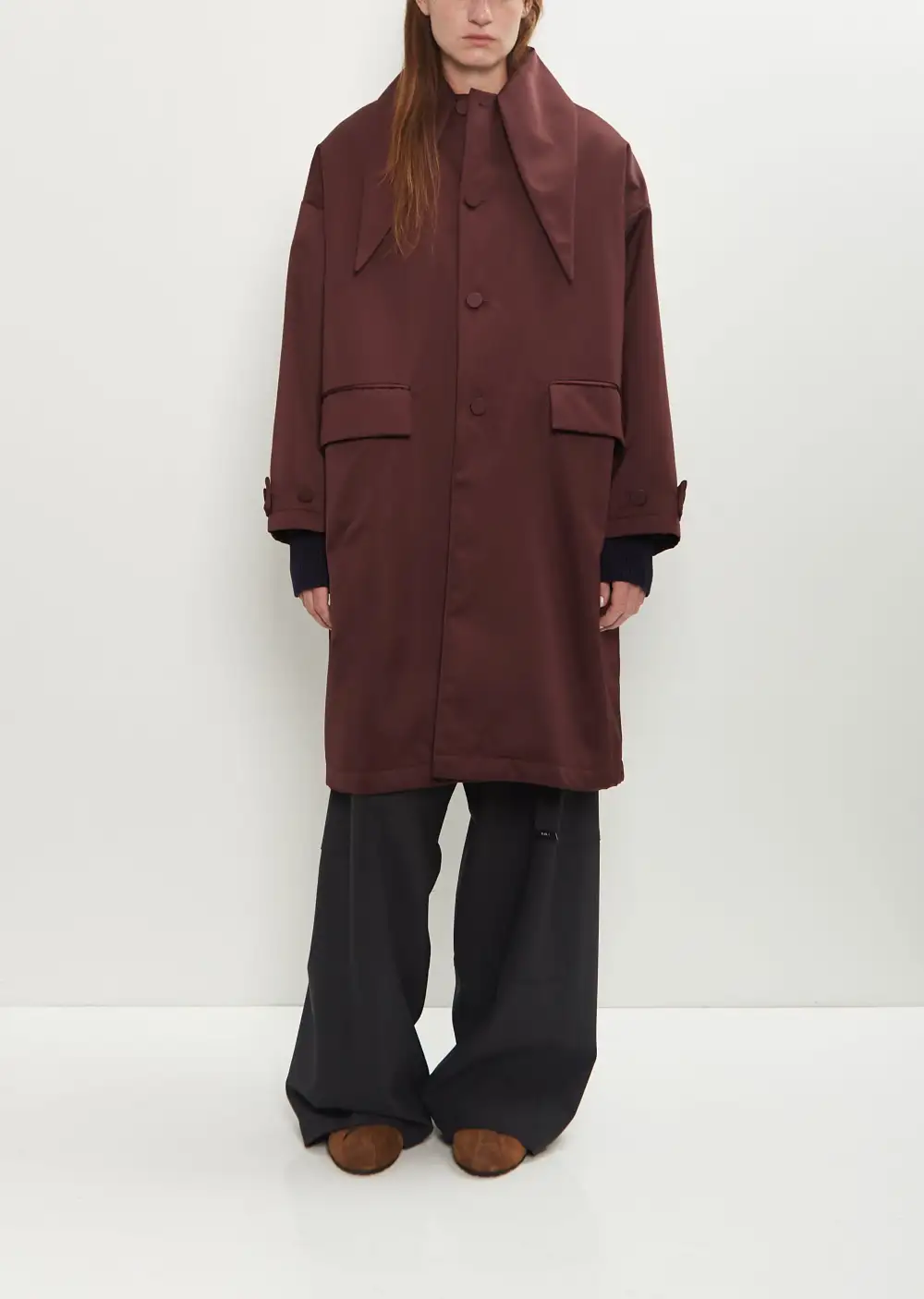 Women's Padded Shawl Collar Coat