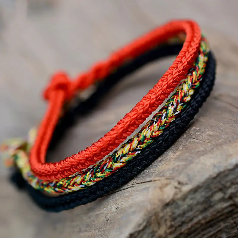 Handmade Thread Knot Braided String Bracelet