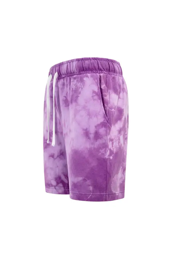 Men's Soft Cotton Tie Dye Sweat Shorts