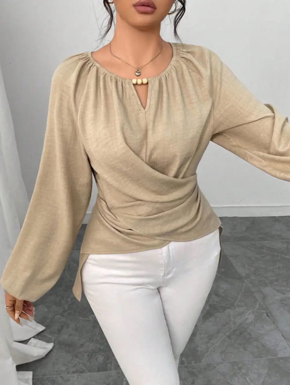 Lightweight Easy Drape Blouse
