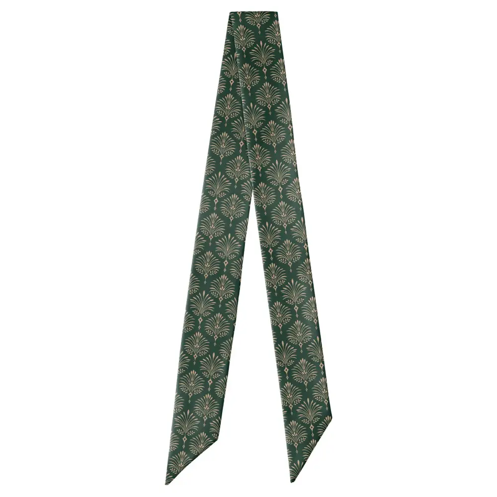 Damask Fan Pattern Hair Scarf