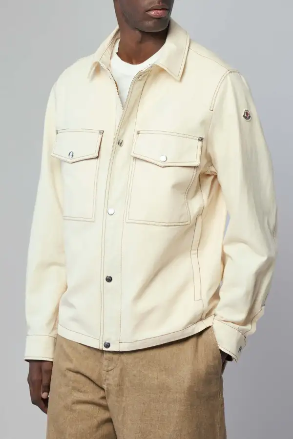 Padded Minimal Shirt Jacket