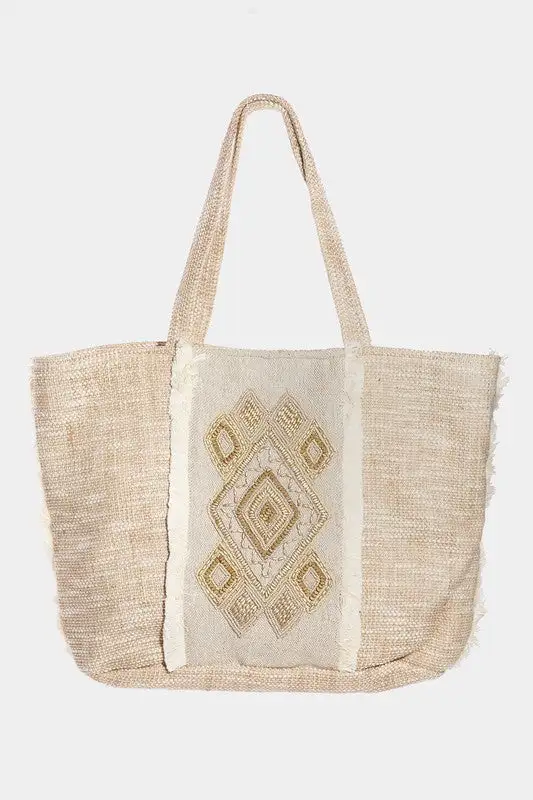 Beaded Tote Bag