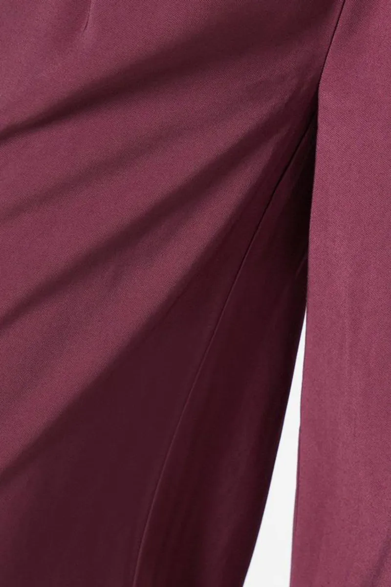 Casual Style Tailored Wide Leg Trouser