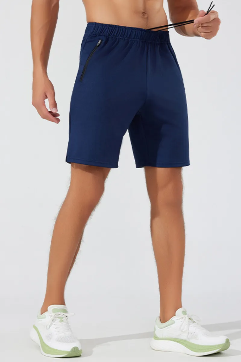 Performance Focus Quick Dry Breathable Drawstring Athletic Shorts