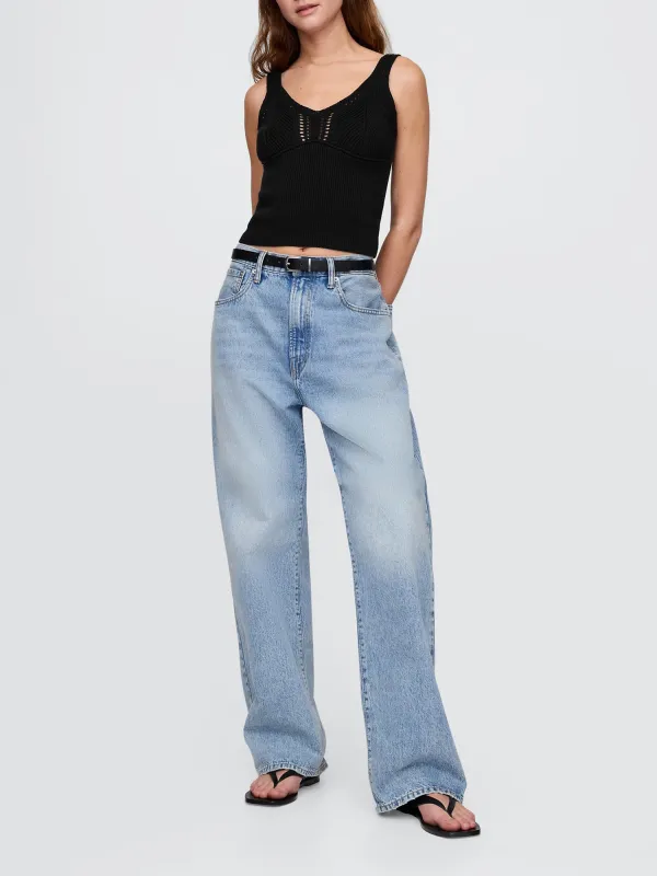 Hollow Out Backless Vest