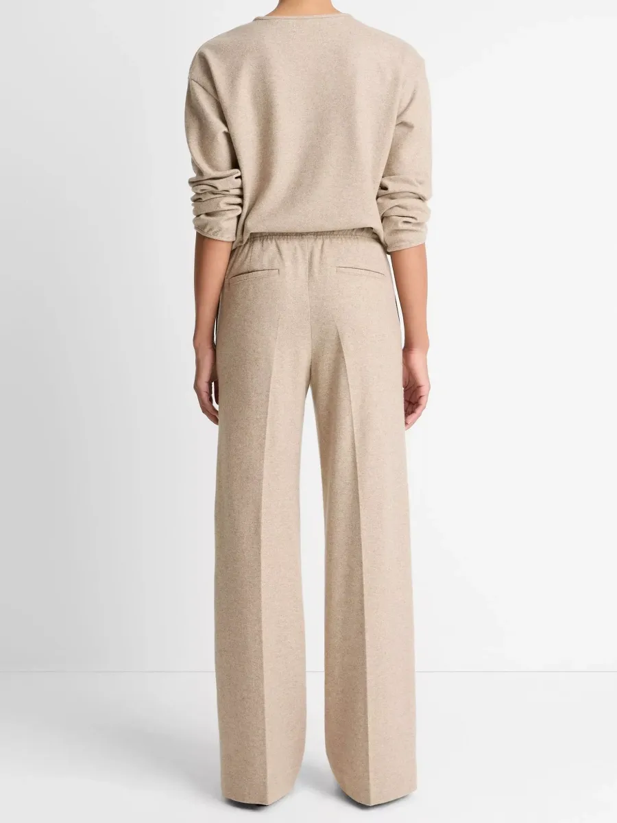 Drawstring Wide-Leg Pants