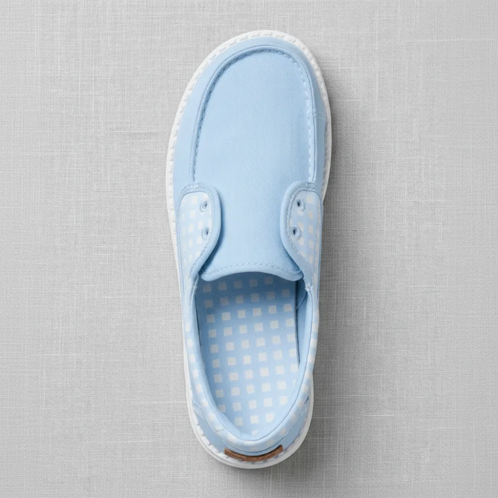 Wendy Cru Gingham Slip On Shoes