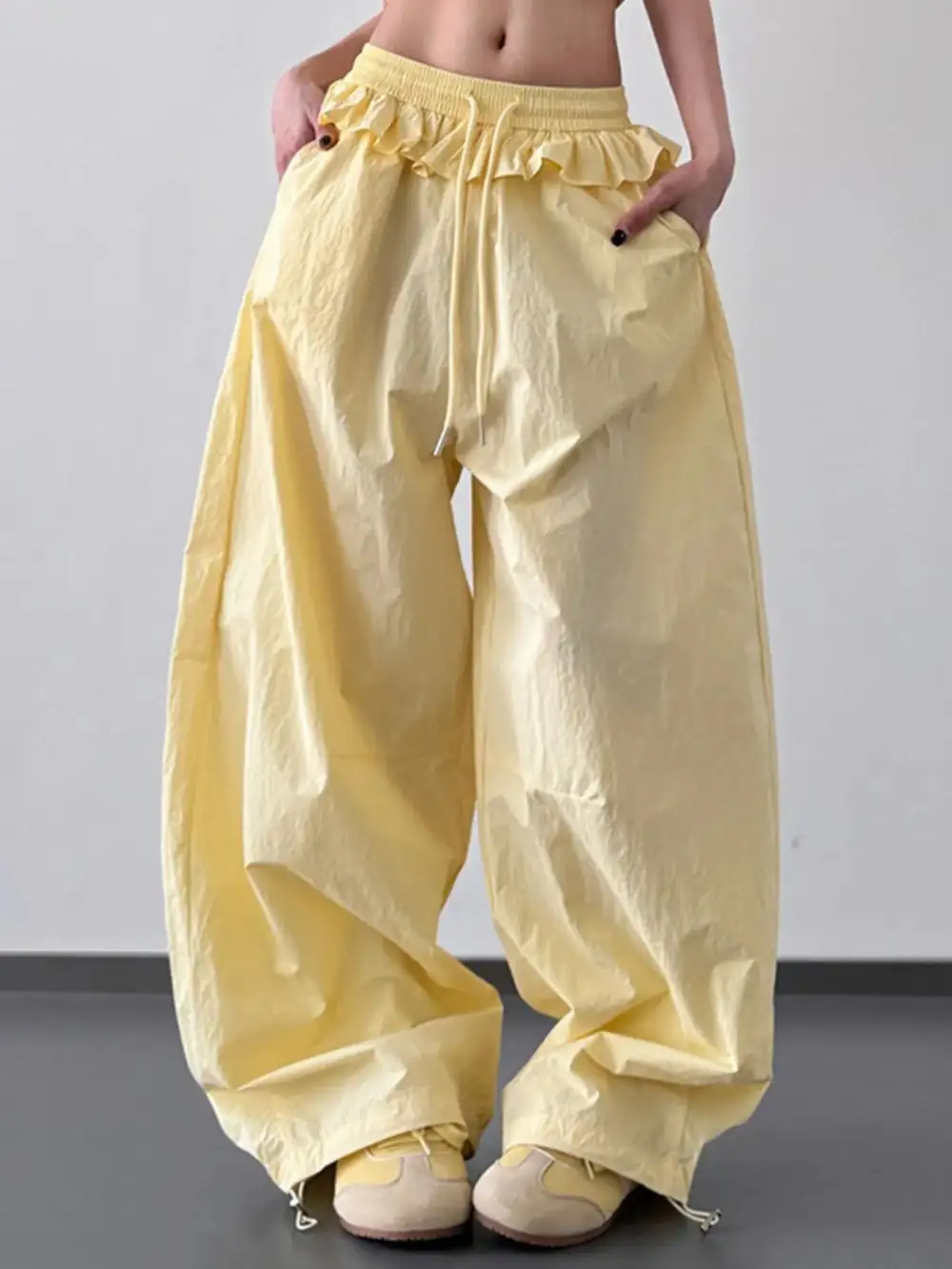 Drawstring Casual Trousers