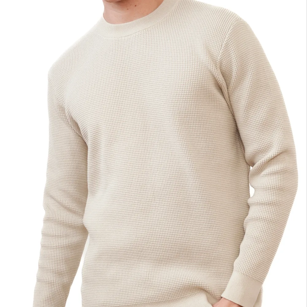 Refined Regular Fit Ribbed Crew Neck Sweater