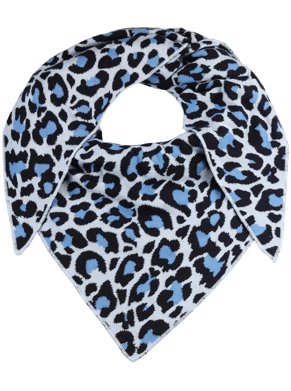 Patterned Cotton Wool Leopard Pattern Fashion Scarf
