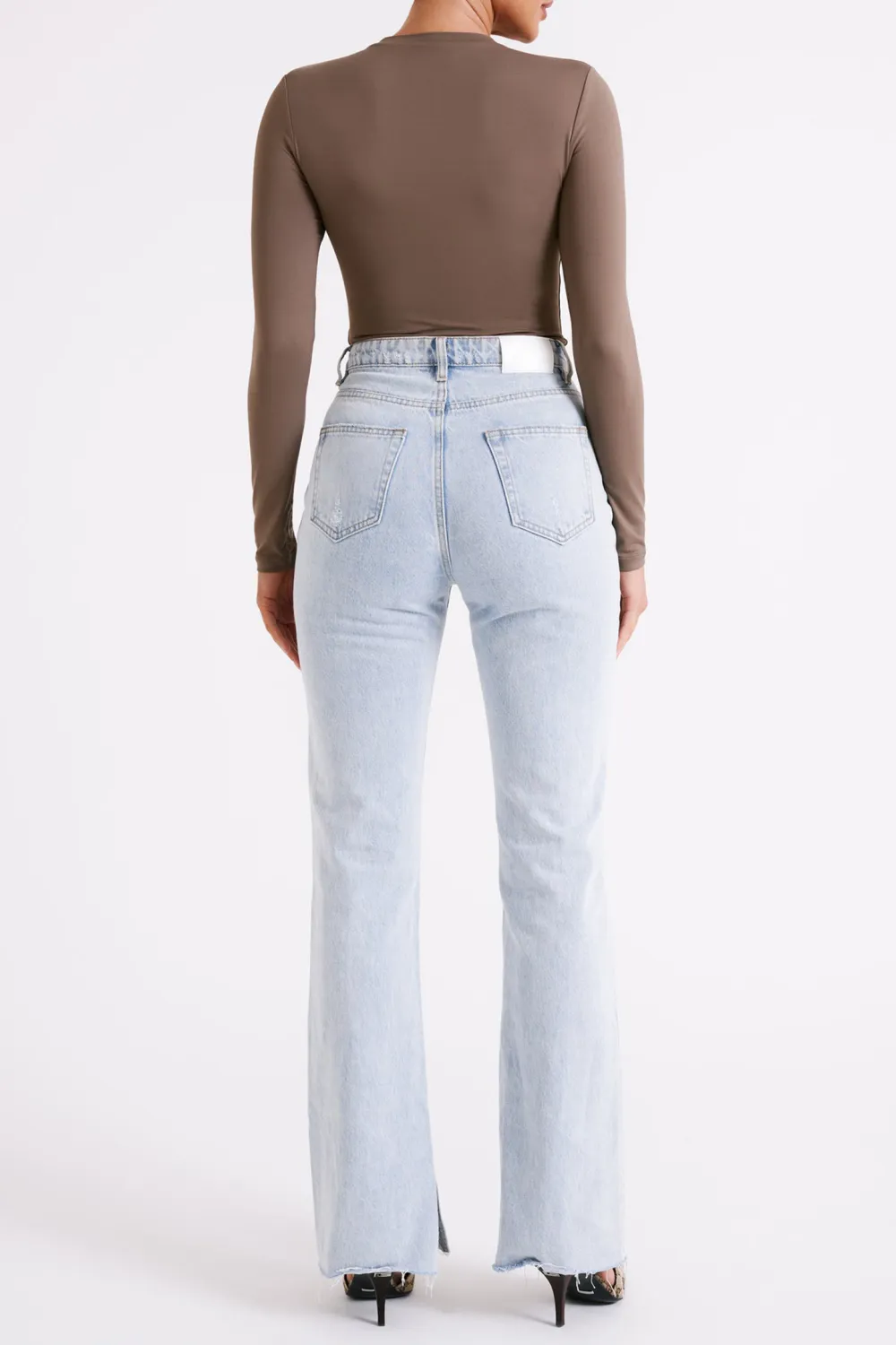 Long Sleeve Crew Neck Bodysuit
