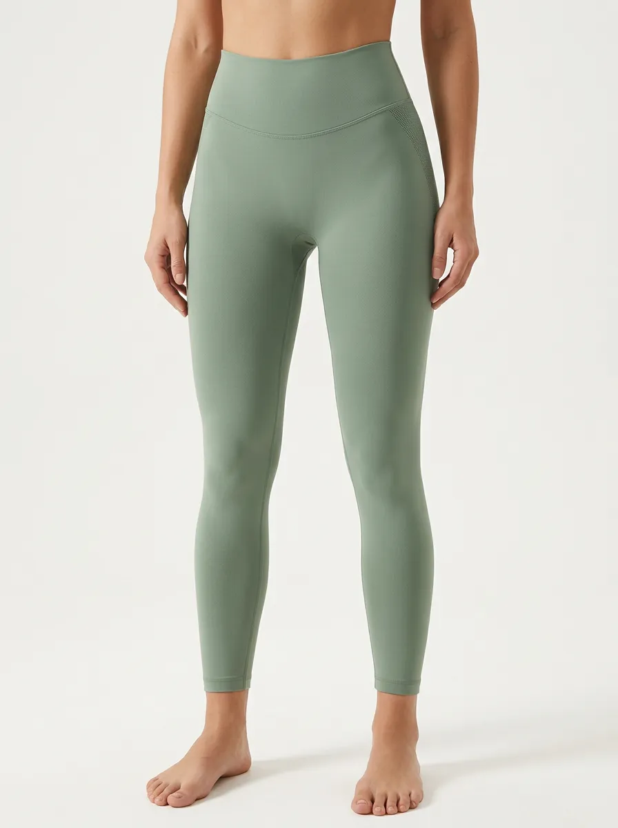 Women's Sculpting Hip-Texture Minimal-Seam High-Rise Leggings