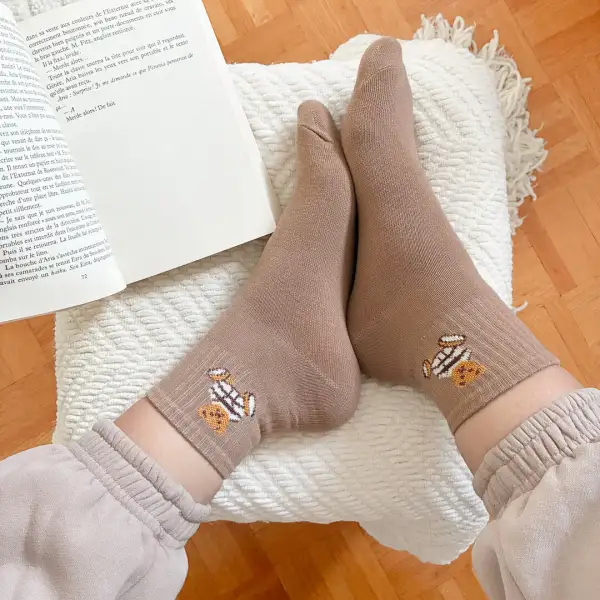 Cozy Teddy Bear Socks Pack