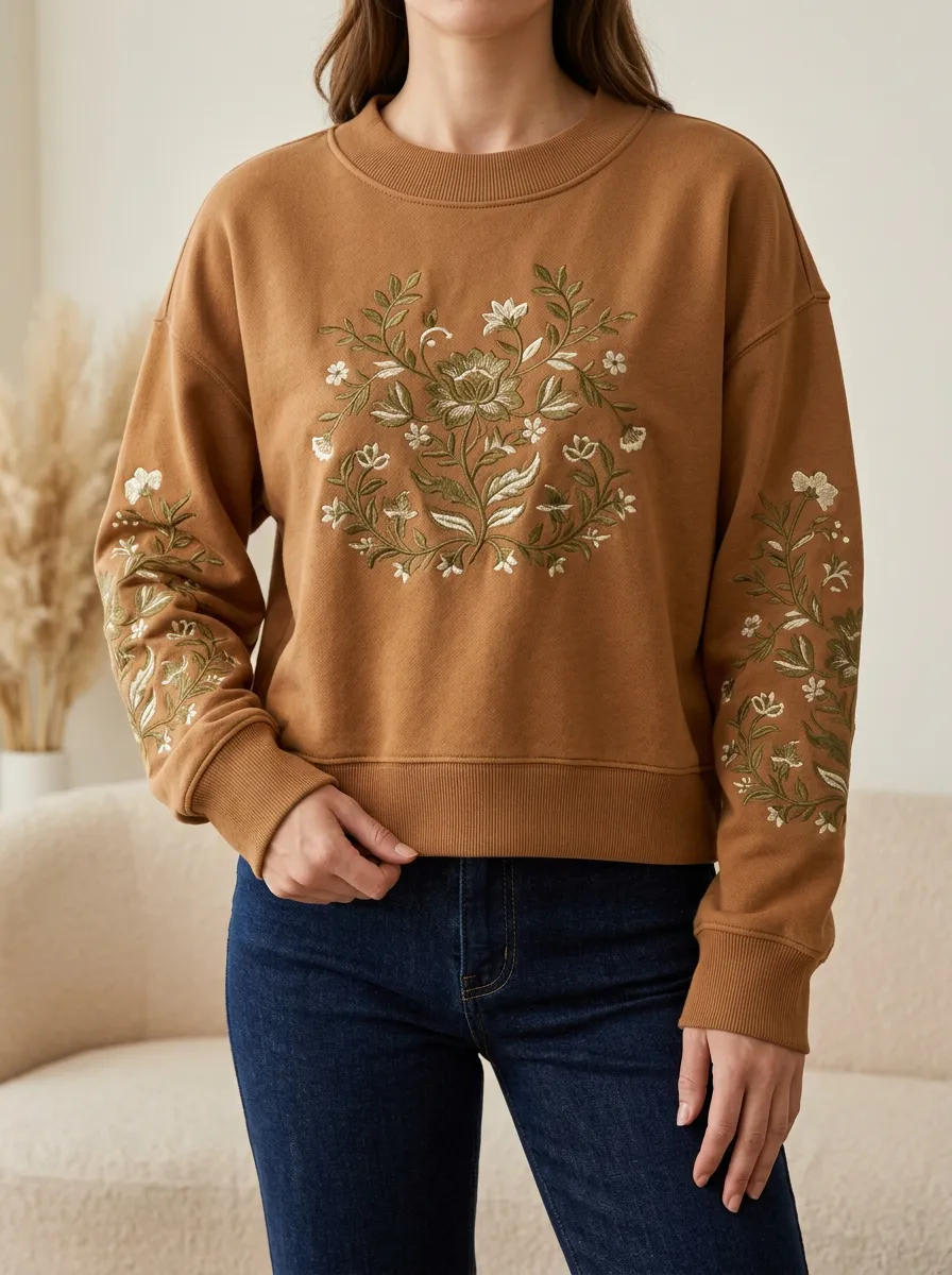 Women's Casual Sweatshirt for Easygoing Wear