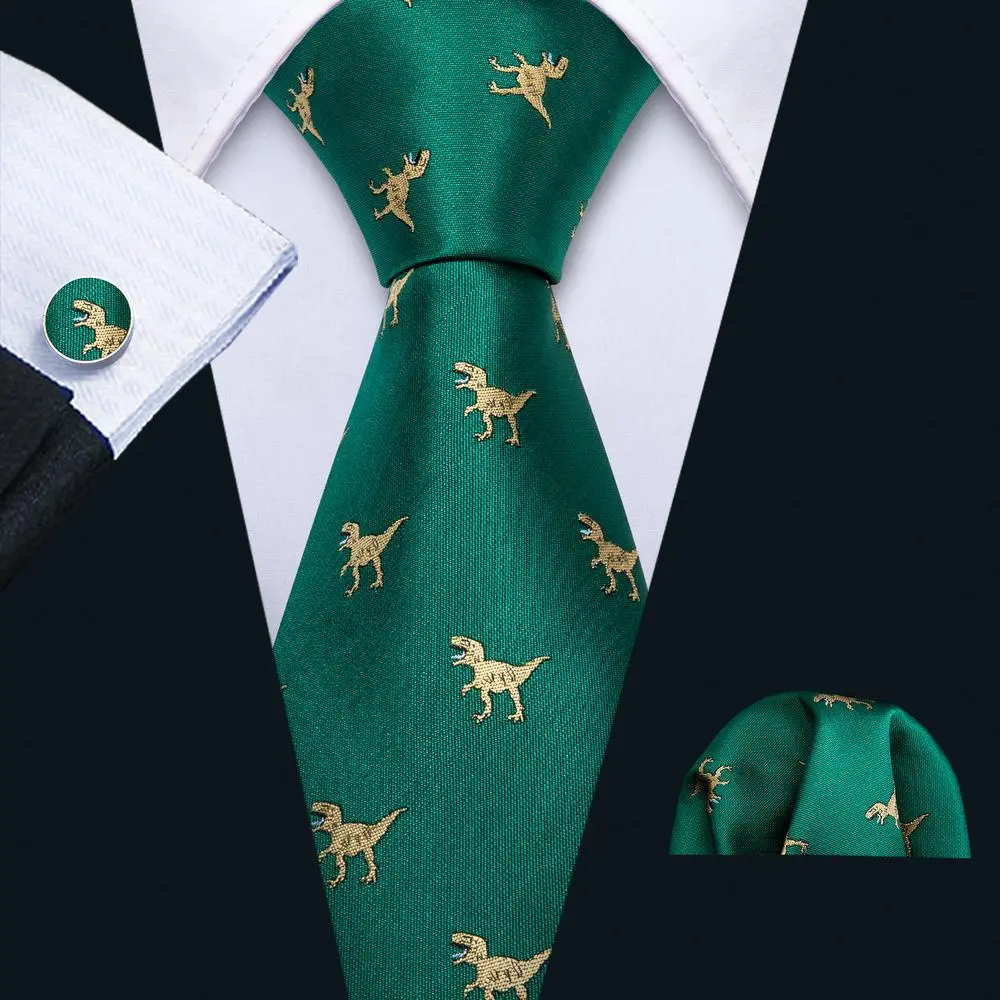 Animal Graphic Business Silk Necktie Set