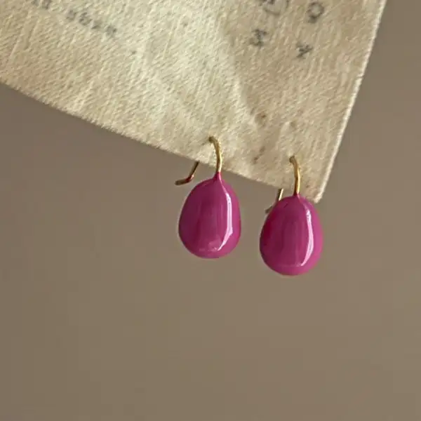 Vintage Teardrop Drop Statement Earrings